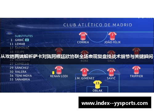 从攻防两端解析萨卡对阵阿根廷欧协联全场表现复盘技战术细节与关键瞬间 从攻防两端解析萨卡对阵阿根廷欧协联全场表现复盘技战术细节与关键瞬间